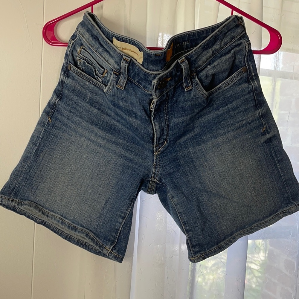 Pilcro and the letter press No 27  denim shorts